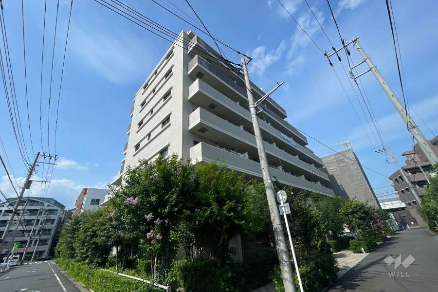 イニシア蓮根の外観（南西側から）