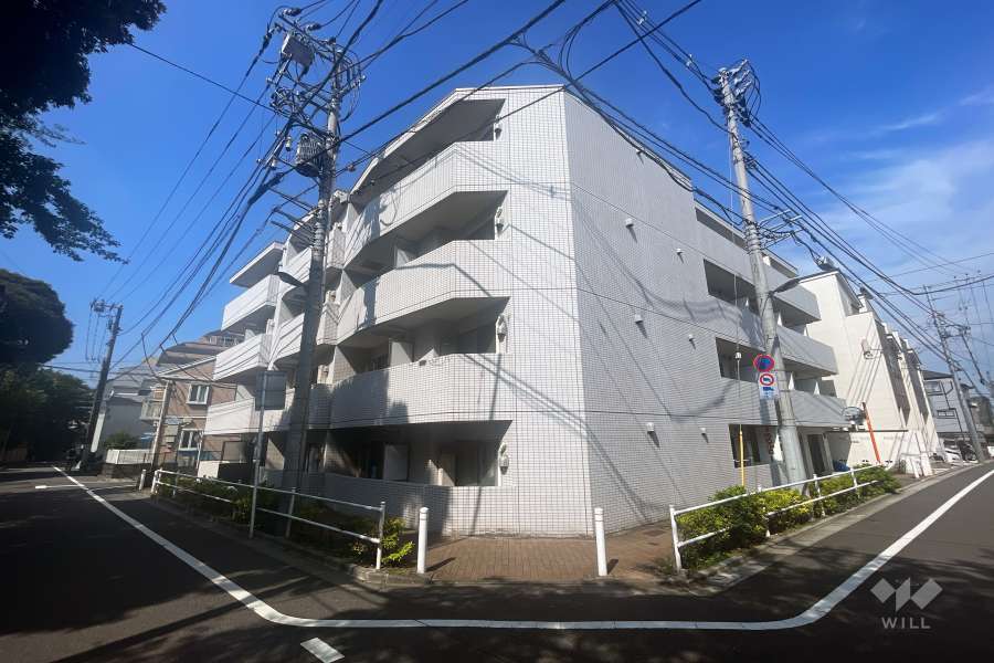 プレールドゥーク東京ノース３の外観（東北側から）