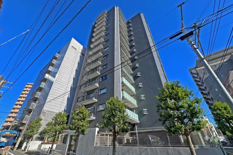 シティハウス板橋大山の外観（南西側から）