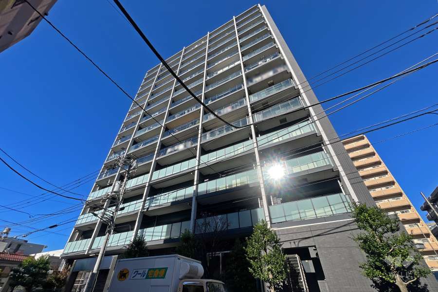 シティハウス板橋大山の外観（南東側から）