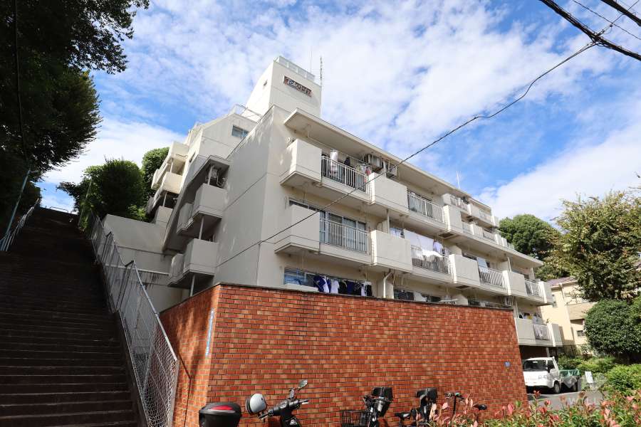 タック中台の外観（南側から）