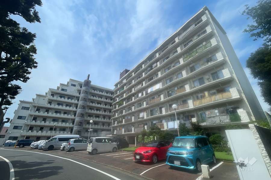 カーサ常盤台の外観（北東側から）　
