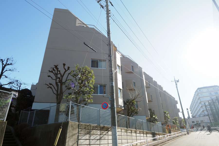 コスモ中台の外観（北西側から）