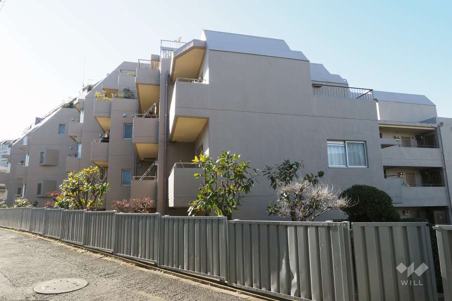 コスモ中台の外観（南東側から）