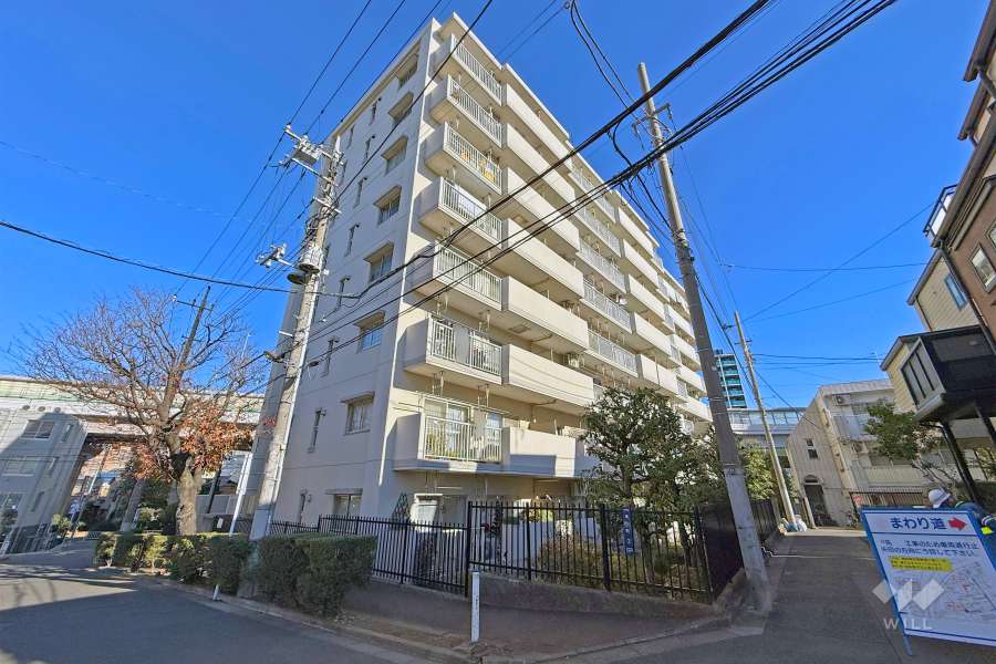 シティコープ本蓮沼の外観（南西側から）