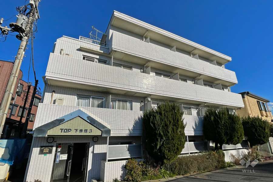 トップ下赤塚第3の外観（西側から）