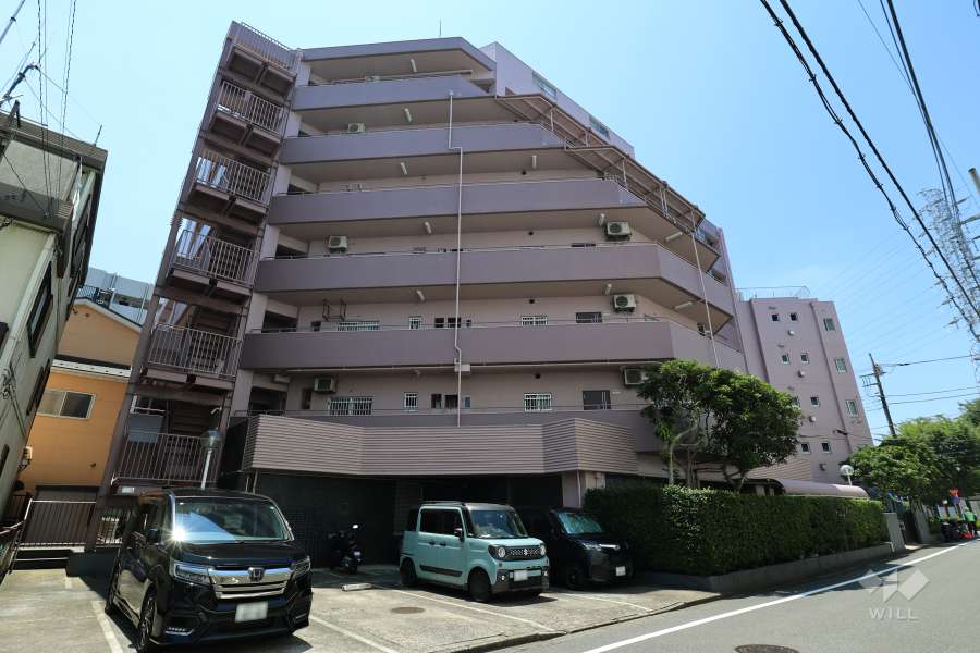 稲和高島平ハイムの外観（北東側から）