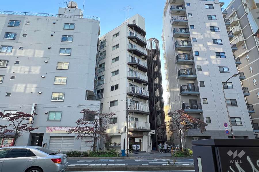 幸町コーポビアネーズの外観（北東側から）　　