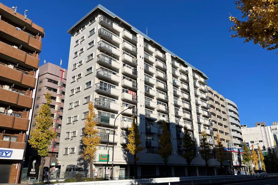 高島平グロリアハイツの外観（南西側から）