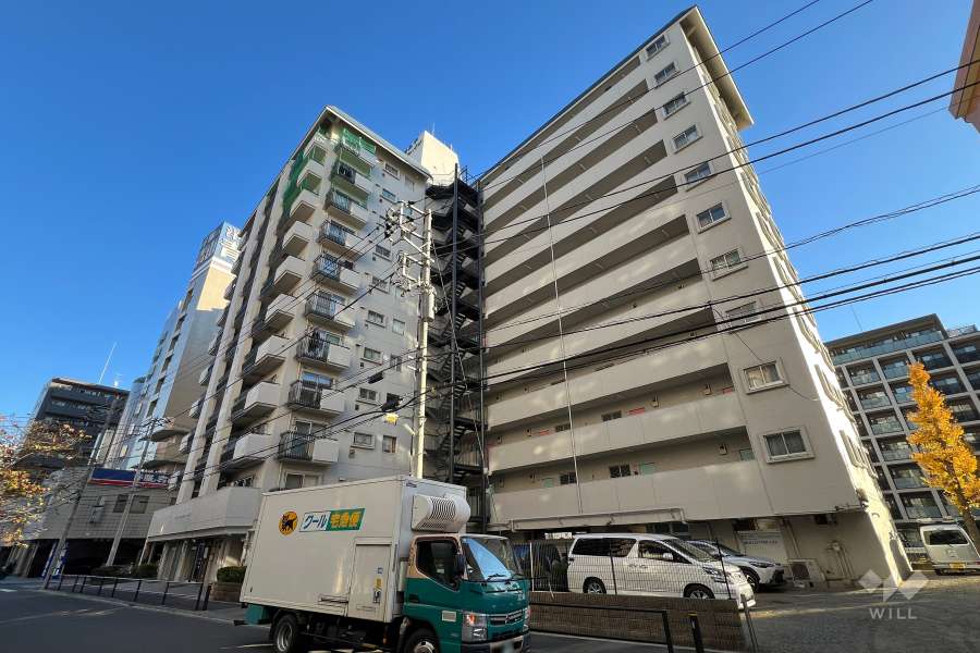 高島平グロリアハイツの外観（北西側から）