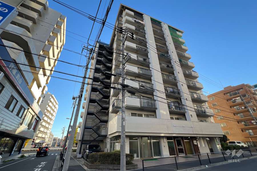 高島平グロリアハイツの外観（北東側から）