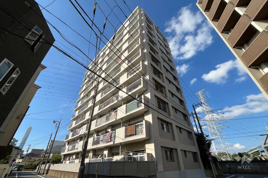 三田高島平第一コーポの外観（南東側から）