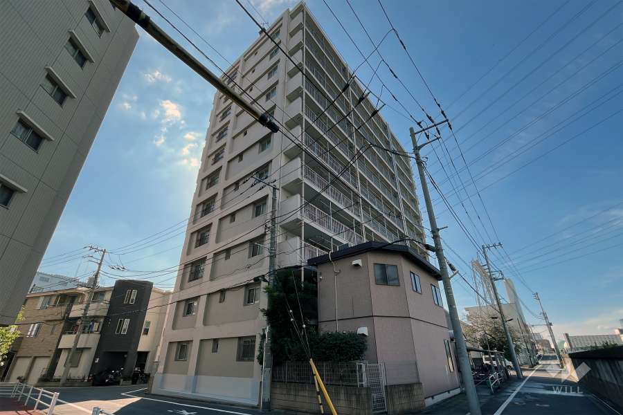 三田高島平第一コーポの外観（北東側から） 