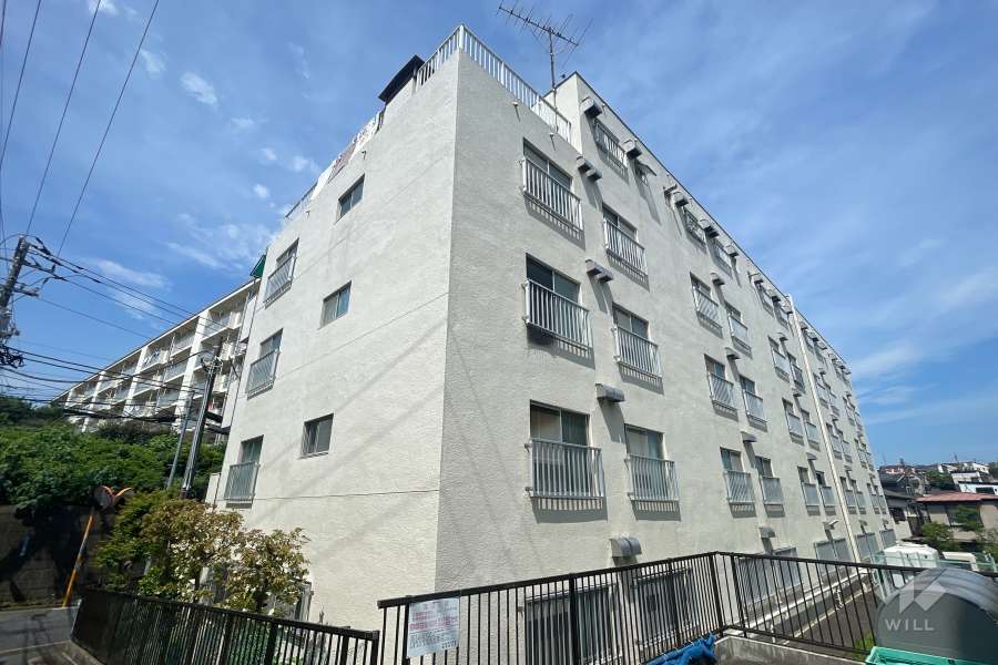 三田志村コーポの外観（北東側から）