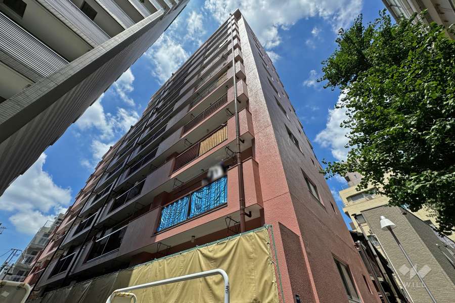 三田大山コーポの外観（南東側から）