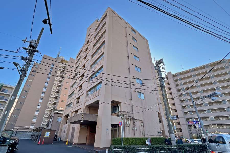 志村ハビテーションの外観（北側から）