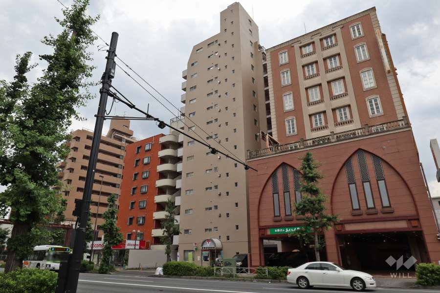 志村太陽ダイヤモンドマンションの外観（北側から）