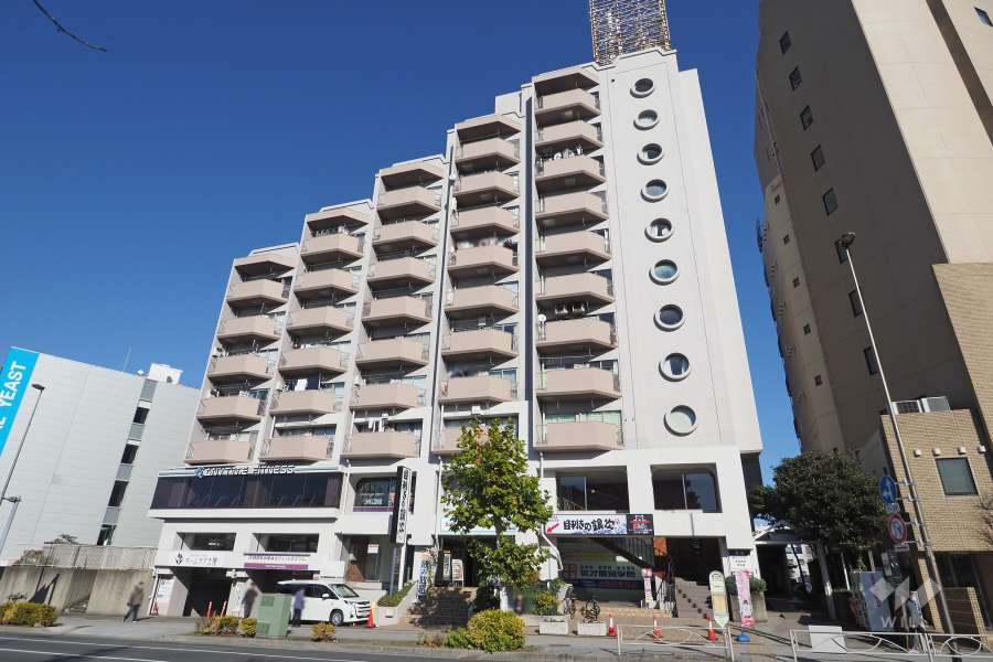 小豆沢ローズハイムの外観（南側から）