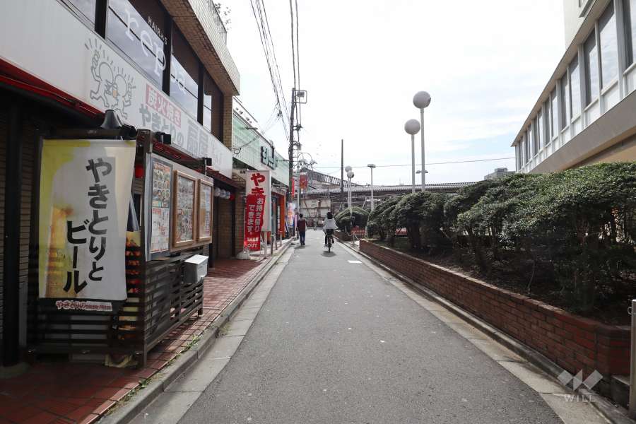 敷地東側の前面道路　