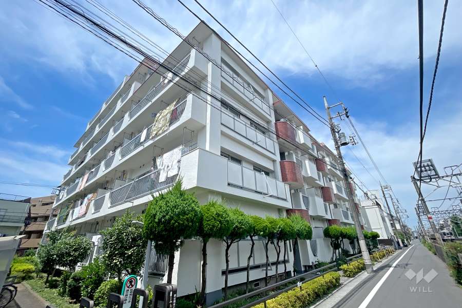 常盤台マイコーポの外観（北東側から）