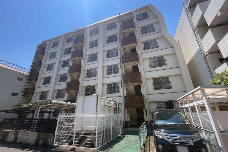 第1高島平マイコーポの外観（北西側から）