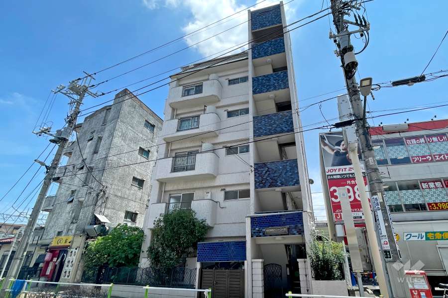 東武練馬サニーコーポの外観（北西側から）