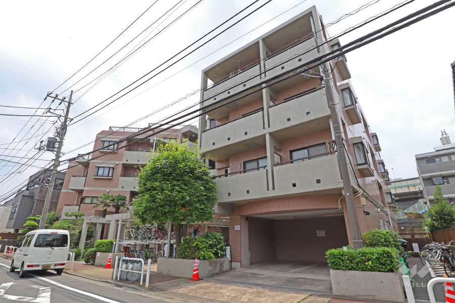 グランヴェルジュ蓮根の外観（北西側から）