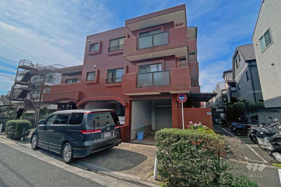 キャニオンマンション常盤台の外観（北西側から）