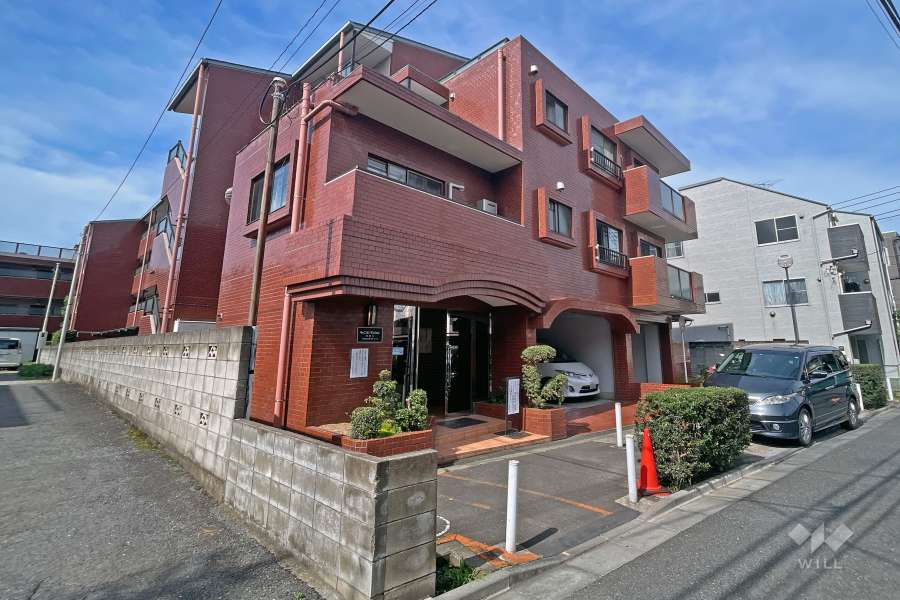 キャニオンマンション常盤台の外観（北東側から）