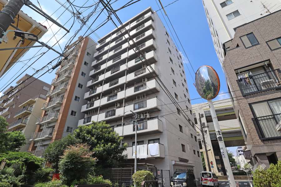 グリーンキャピタル池袋の外観（北東側から）