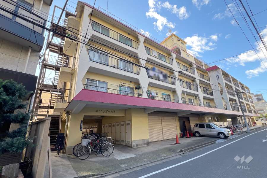 メゾンゴールドの外観（北東側から）