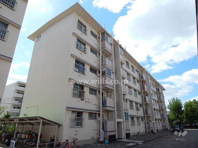 杭瀬第六団地20号棟の外観（北東側から）