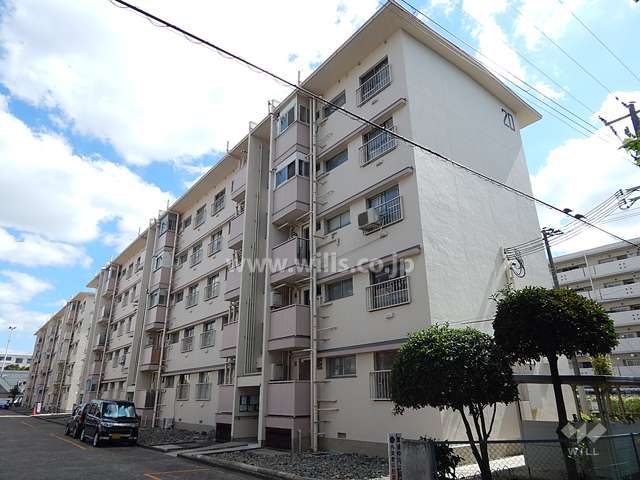 杭瀬第六団地20号棟の外観（北西側から）