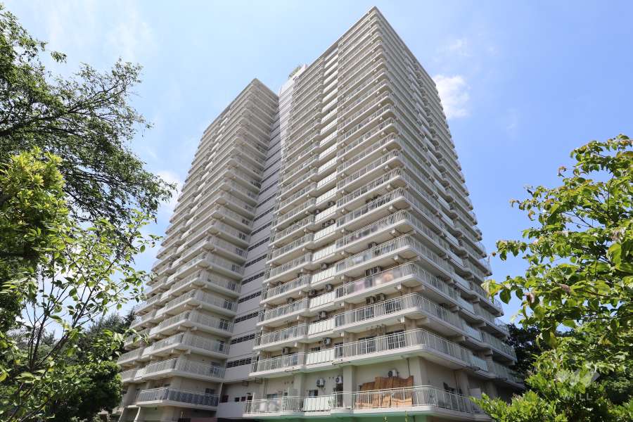 サンシティD棟の外観（北東側から）