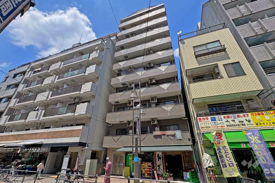 コアロード板橋の外観（南東側から）