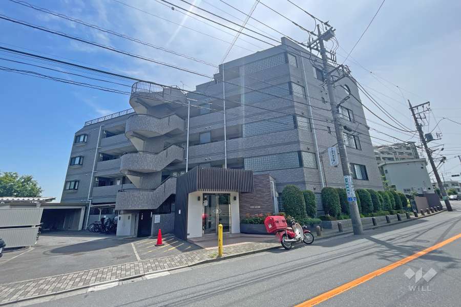 リベルジェ上板橋の外観（北西側から）