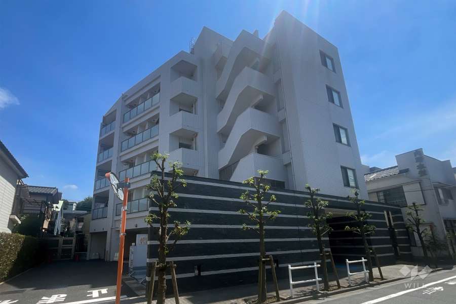 クリオ志村ラモードの外観（北東側から）