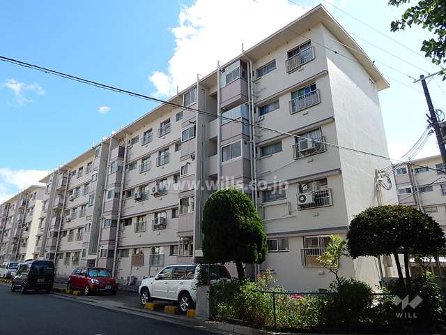 杭瀬第六団地22号棟の外観（北西側から）