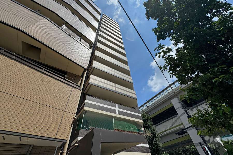 サンクレイドル板橋区役所前の外観（南西側から）