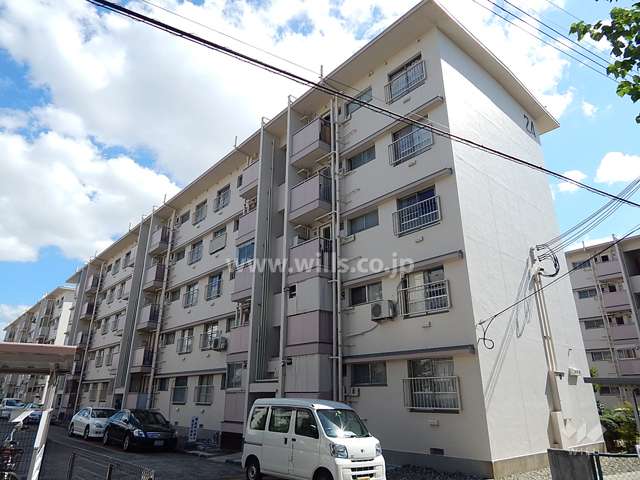 杭瀬第七団地24号棟の外観（北西側から）
