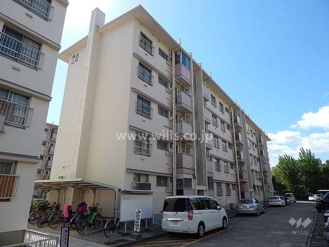 杭瀬第七団地24号棟の外観（北東側から）