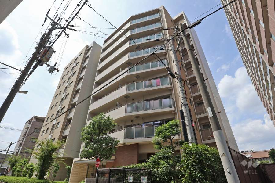 グランアッシュ伊丹西台の外観（北東側から）