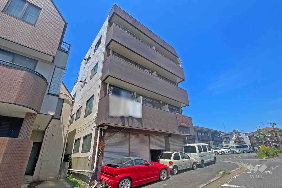 ミューゲ赤塚の外観（南東側から）