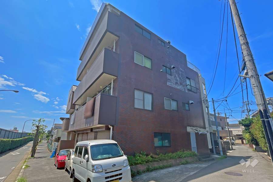 ミューゲ赤塚の外観（北東側から）