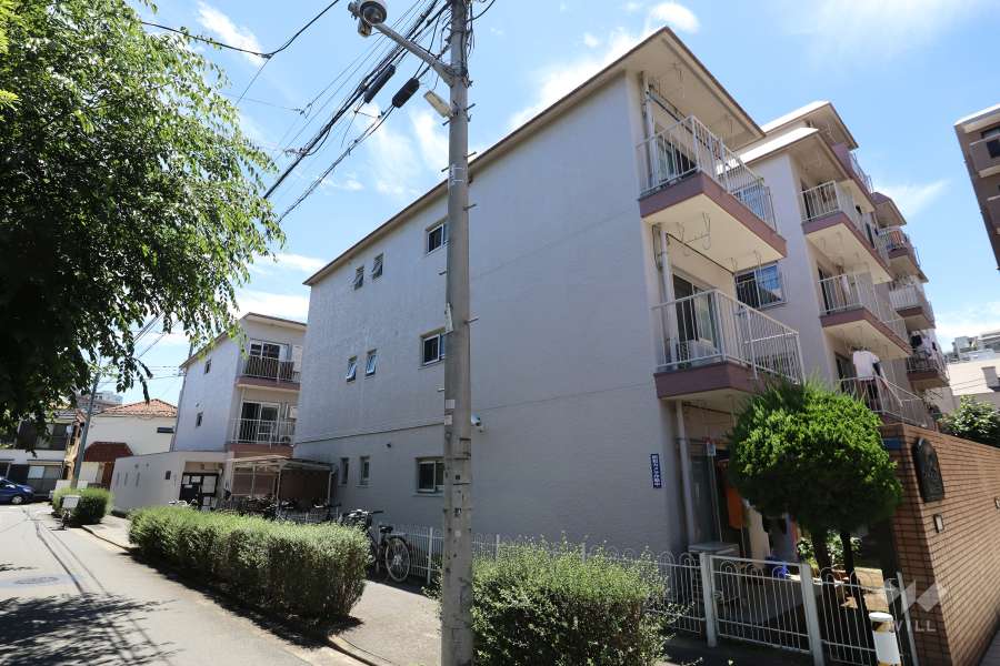 三田南常盤台コーポの外観（北西側から）