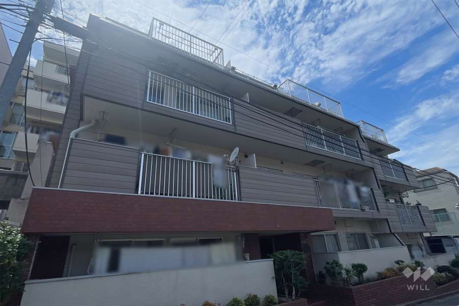 オリンポス成増の外観（南東側から）