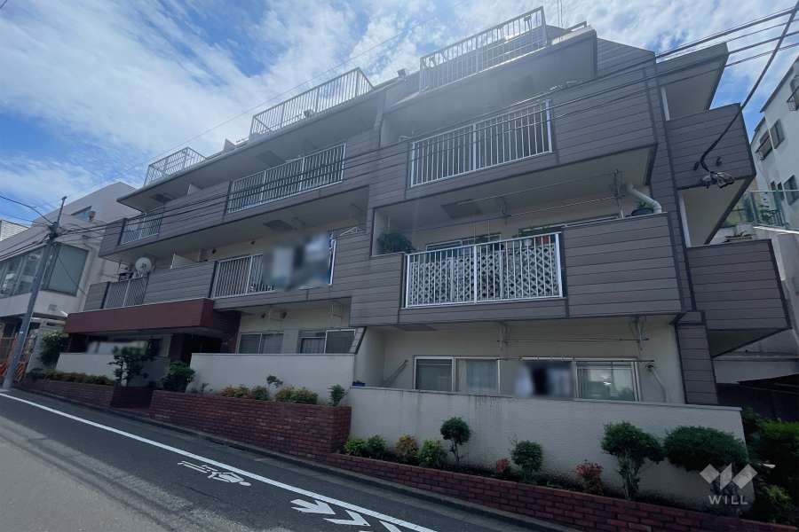 オリンポス成増の外観（北東側から）