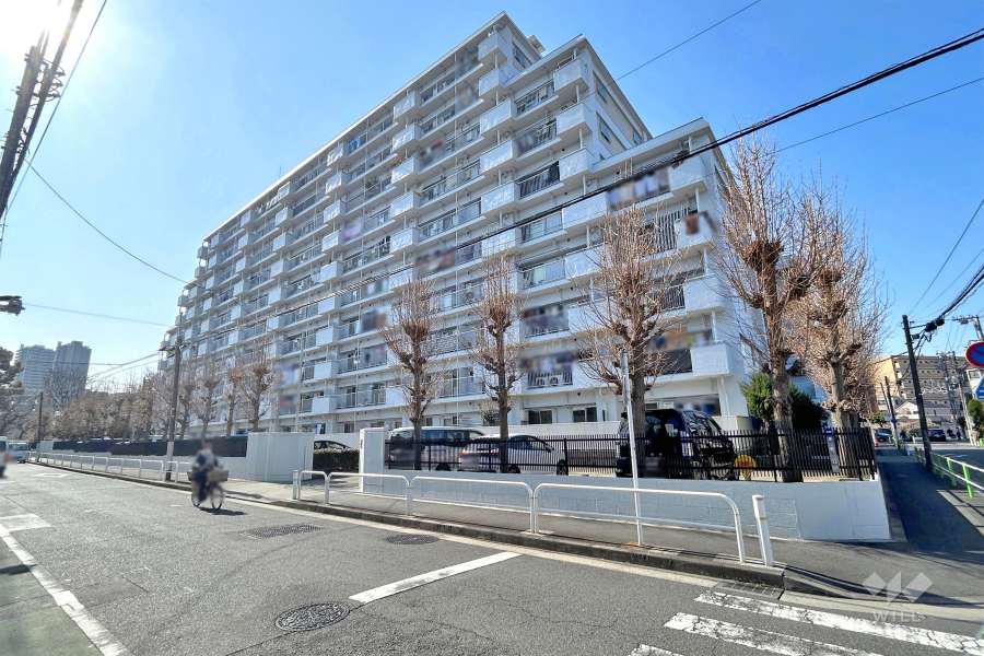 大山ローヤルコーポの外観（北東側から）