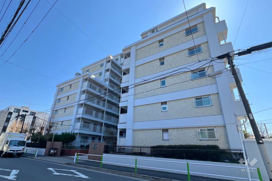 大山ローヤルコーポの外観（北側から）