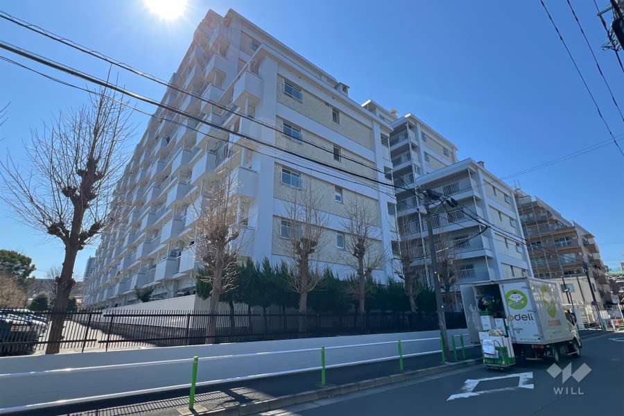 大山ローヤルコーポの外観（北西側から）